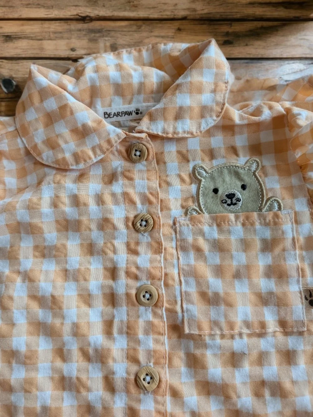 BearPaw gingham romper